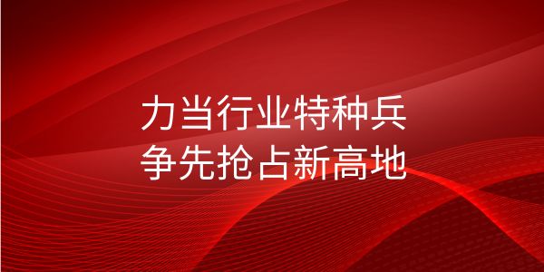 安纜：力當行業特種兵，爭先搶占新高地